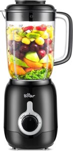 Bear Blender, 700W Smoothie Countertop Blender with 40oz Blender Cup for Shakes and Smoothies, 3-Speed for Crushing Ice, Puree and Frozen Fruit with Autonomous Clean