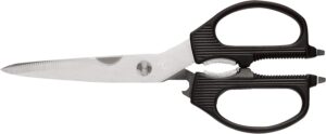 Shun Multi Purpose Shears, Stainless Steel Kitchen Scissors, DM7300, Black, 3.5 Inch Blade