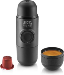 WACACO Minipresso NS, Portable Espresso Machine, Compatible with Nespresso Original Capsules and Compatibles, Handheld Coffee Maker, Travel Gadgets,...