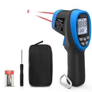 BTMETER BT-1500 Non-Contact Pyrometer 30:1 Industrial Laser Thermometer Gun, -58℉ to 2732℉ (-50℃ ~ 1500℃) High Temp Infrared Thermometer (NOT for Human)