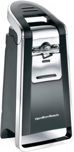Hamilton Beach (76606ZA) Smooth Touch Electric Automatic Can Opener with Easy Push Down Lever, Opens All Standard-Size and Pop-Top Cans, Extra Tall, Black...