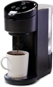 Instant Solo Single Serve Coffee Maker, From the Makers of Instant Pot, K-Cup Pod Compatible Coffee Brewer, Includes Reusable Coffee Pod & Bold Setting, Brew 8 to 12oz., 40oz. Water Reservoir, Black