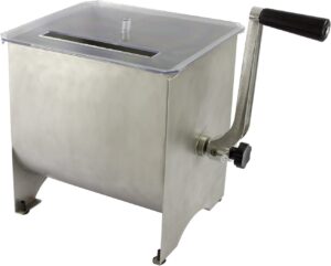 Chard MM-102, Meat Mixer with Stainless Steel Hopper, 20lbs , silver