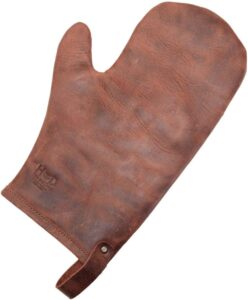 Hide & Drink, Leather Oven Glove / Cookware / Heat Protection / Kitchen & Bakery Supplies / Home Essentials, Handmade Includes 101 Year Warranty :: Bourbon Brown
