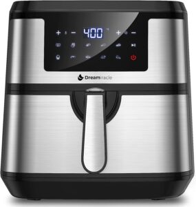 Air Fryer XL 8Qt, Dreamiracle Digital Airfryer 8 quart, 1750W Smart Air Fryer with 10 Presets One Touch LED Screen, Nonstick Detachable Basket, Preheat,...