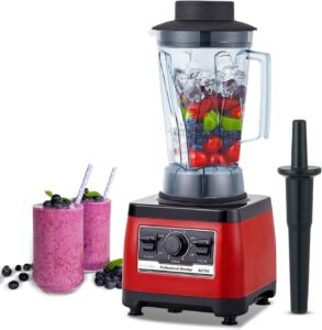 BioloMix Heavy Duty Professional Blender, Peak 2200W Commercial Grade Bar Blender With 70Oz Container For Shakes, Smoothies, Ice Crushing, Frozen Fruits,...