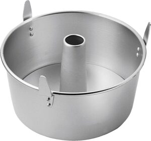 Wilton Angel Food Tube Cake Pan, Your Cakes will be Heavenly when Made in this Even-Heating Pan, Beautiful Performance, Durable Aluminum, 10-Inch