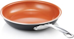 Gotham Steel Frying Pan Nonstick, 9.5” Ceramic Nonstick Frying Pan for Cooking, Egg Pan, Long Lasting Nonstick, Ultra Durable, Stay Cool Handle, Easy...