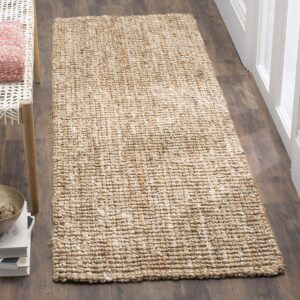 SAFAVIEH Natural Fiber Collection 2' x 3' Ivory NF447N Handmade Chunky Textured Premium Jute 0.75-inch Thick Accent Rug