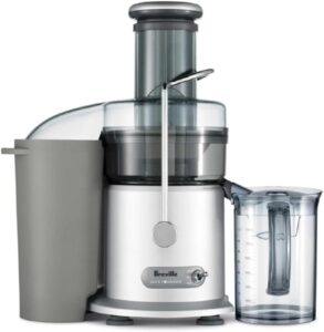 Breville Juice Fountain Plus Juicer, Brushed Stainless Steel, JE98XL