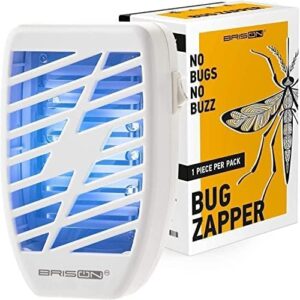 Indoor Bug Zapper Fly Zapper Mosquitos Zapper - Electric Portable Plug in Home Insects Zapper for removes Insects Mosquitos Files Bugs Gnats Moths - White...