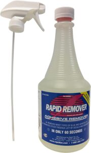 Rapid Remover Vinyl Letter Remover 32 oz. Bottle with Sprayer Adhesive Remover for Vinyl Wraps Graphics Decals Stripes