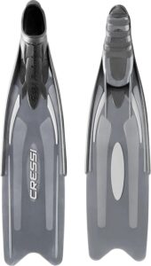 Soft Full Pocket Long Blade Fins for Freediving Speafishing | Gara Professional LD Made in Italy by Cressi: Quality Since 1946