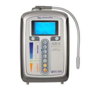 Aqua Ionizer Deluxe | Water Ionizer | 7 Water Settings | Home Alkaline Water Filtration System | Produces pH 4.5-10.0 Alkaline Water | Up to -600mV ORP | 4000 Liters Per Filter