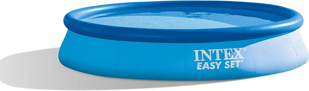 INTEX 28131EH Easy Set Inflatable Swimming Pool Set: 12ft x 30in – Includes 530 GPH Cartridge Filter Pump – Puncture-Resistant Material – 1485 Gallon Capacity – 23in Water Depth