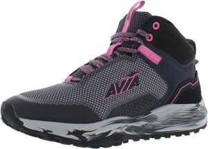 Avia Grit Sport Women’s Hiking Boots, Mid Top Ankle Trail Shoes for All Weather