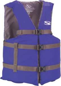 Stearns Adult Classic Series Life Vest, USCG Approved Type III Life Jacket with Standard & Oversized Fits, Great for Boating, Swimming, Watersports, & More