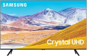 SAMSUNG 75-inch Class Crystal UHD TU-8000 Series - 4K UHD HDR Smart TV with Alexa Built-in (UN75TU8000FXZA, 2020 Model)