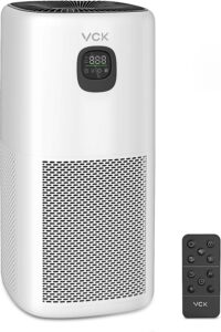 VCK Air Purifier with H14 HEPA Filter, 798sq ft Coverage, Quiet Air Cleaner for Bedroom Home Large Room, Remove 99.99% of Allergen, Smoke, Dust, Odor, Pollen, Pet Dander, Auto Mode, Remote Control