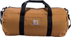 Carhartt 40L Lightweight Duffel + Utility Stash Pouch, Heavy-Duty Packable Gear Bag for Jobsite, Gym, Travel