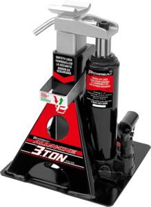 Powerbuilt 3 Ton, Bottle Jack and Jack Stands in One, 6000 Pound All-in-One Car Lift, Heavy Duty Vehicle Unijack, 640912