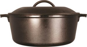 Lodge Cast Iron Serving Pot Dutch Oven with Dual Handles, Pre-Seasoned, 7-Quart