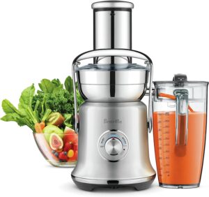 Breville Juice Founatin Cold XL Juicer, Brushed Stainless Steel, BJE830BSS