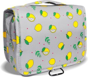 LAKIBOLE Toiletry Bag Multifunction Cosmetic Bag Portable Makeup Pouch Waterproof Travel Hanging Organizer Bag for Women Girls