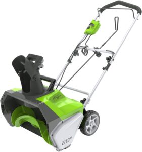 Efficient Snow Clearing Made Easy with Greenworks 13 Amp Corded Snow Blower