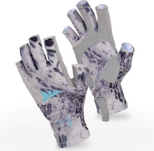 KastKing Sol Armis Sun Gloves UPF50+ Fishing Gloves UV Protection Gloves Sun Protection Gloves Men Women for Outdoor, Kayaking, Rowing