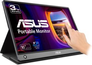ASUS ZenScreen Touch 15.6" Portable USB Monitor - Full HD, Touchscreen, Built-in Battery