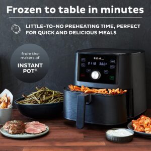 Instant Pot Vortex 6QT Large Air Fryer Oven Combo, Customizable Smart Cooking Programs, Digital Touchscreen, Nonstick and Dishwasher-Safe Basket, Includes Free App with over 1900 Recipes