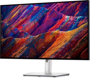 Dell UltraSharp U2723QE 27" 4K UHD WLED LCD Monitor - 16:9 - Black, Silver